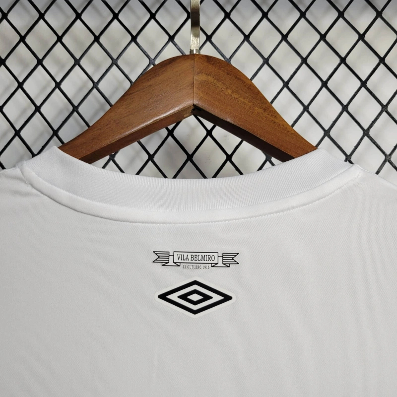 24-25 Santos FC Home Soccer Jersey with All Sponsors - view 9