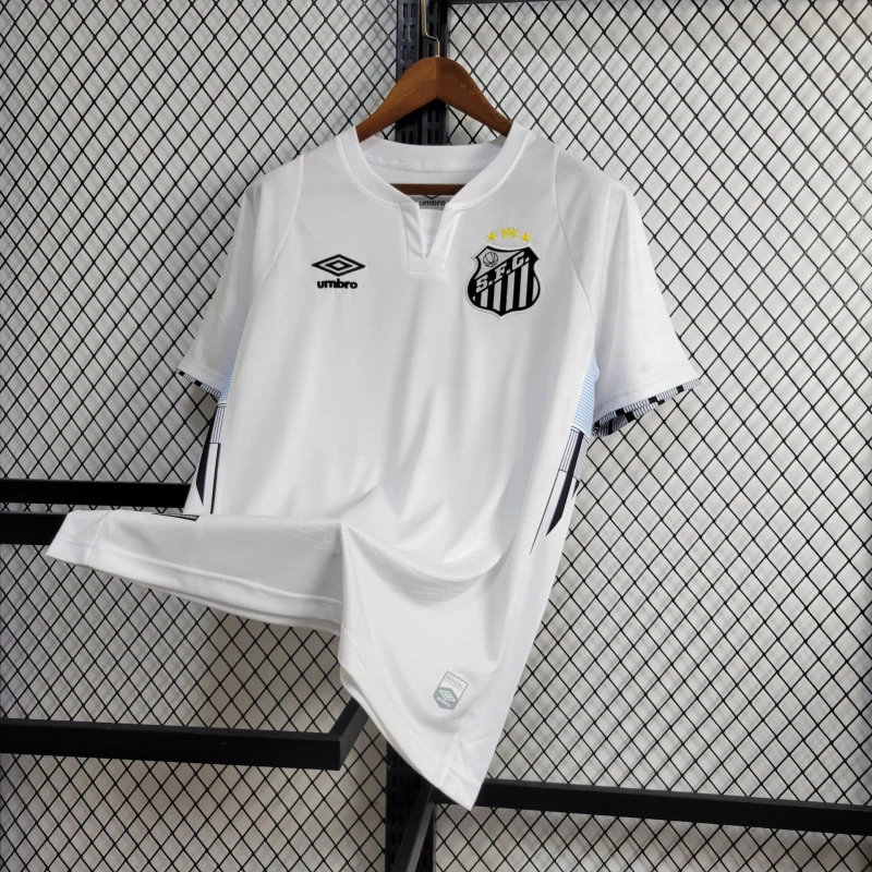 24-25 Santos FC Home Soccer Jersey with All Sponsors - view 10
