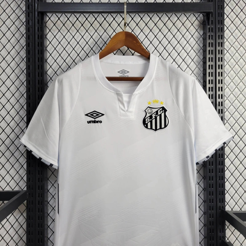 24-25 Santos FC Home Soccer Jersey with All Sponsors - view 11