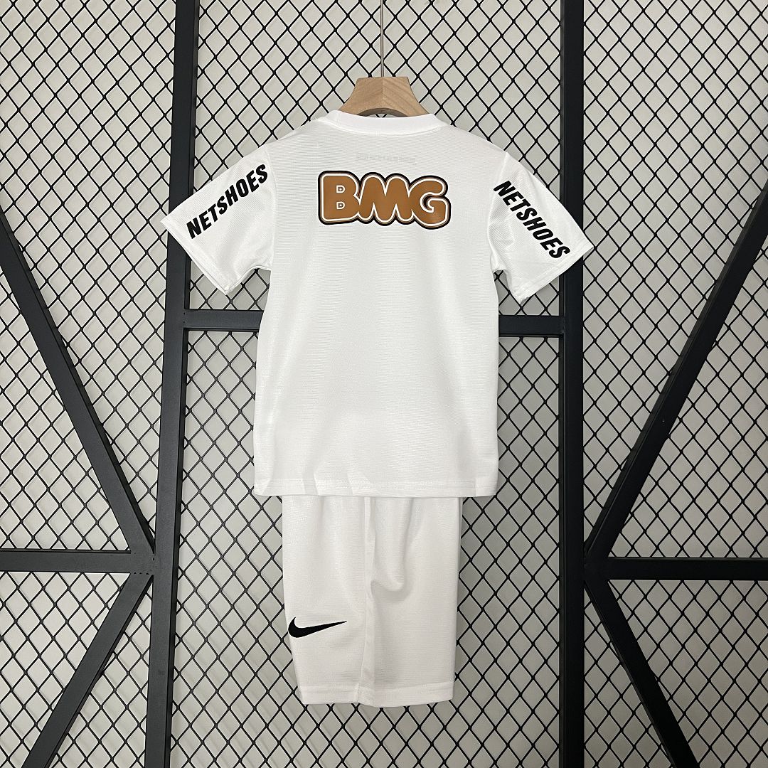 2011/12 Santos FC Home Retro Kids Kit Jersey+Shorts - view 3