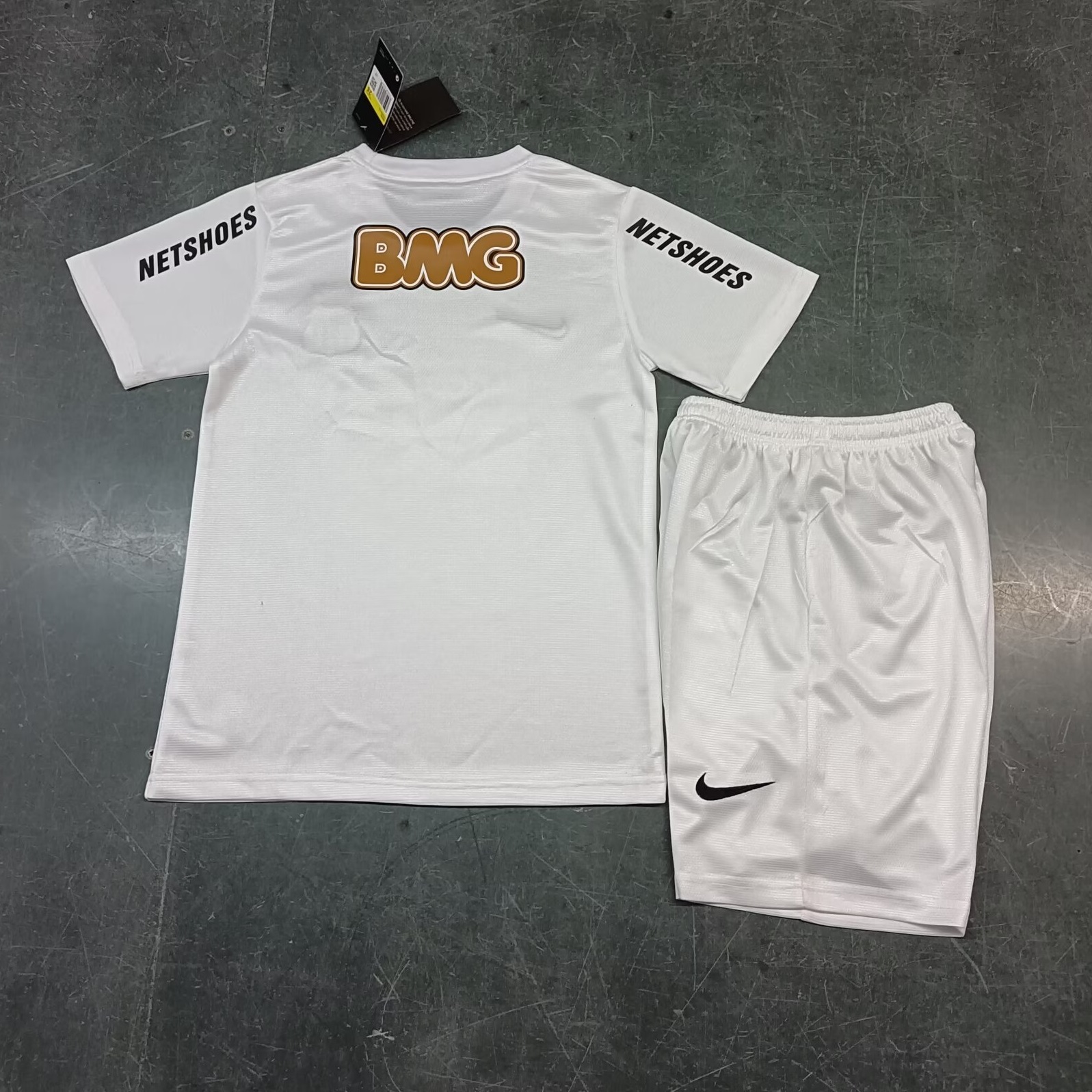 2011/12 Santos FC Home Retro Kids Kit Jersey+Shorts - view 16