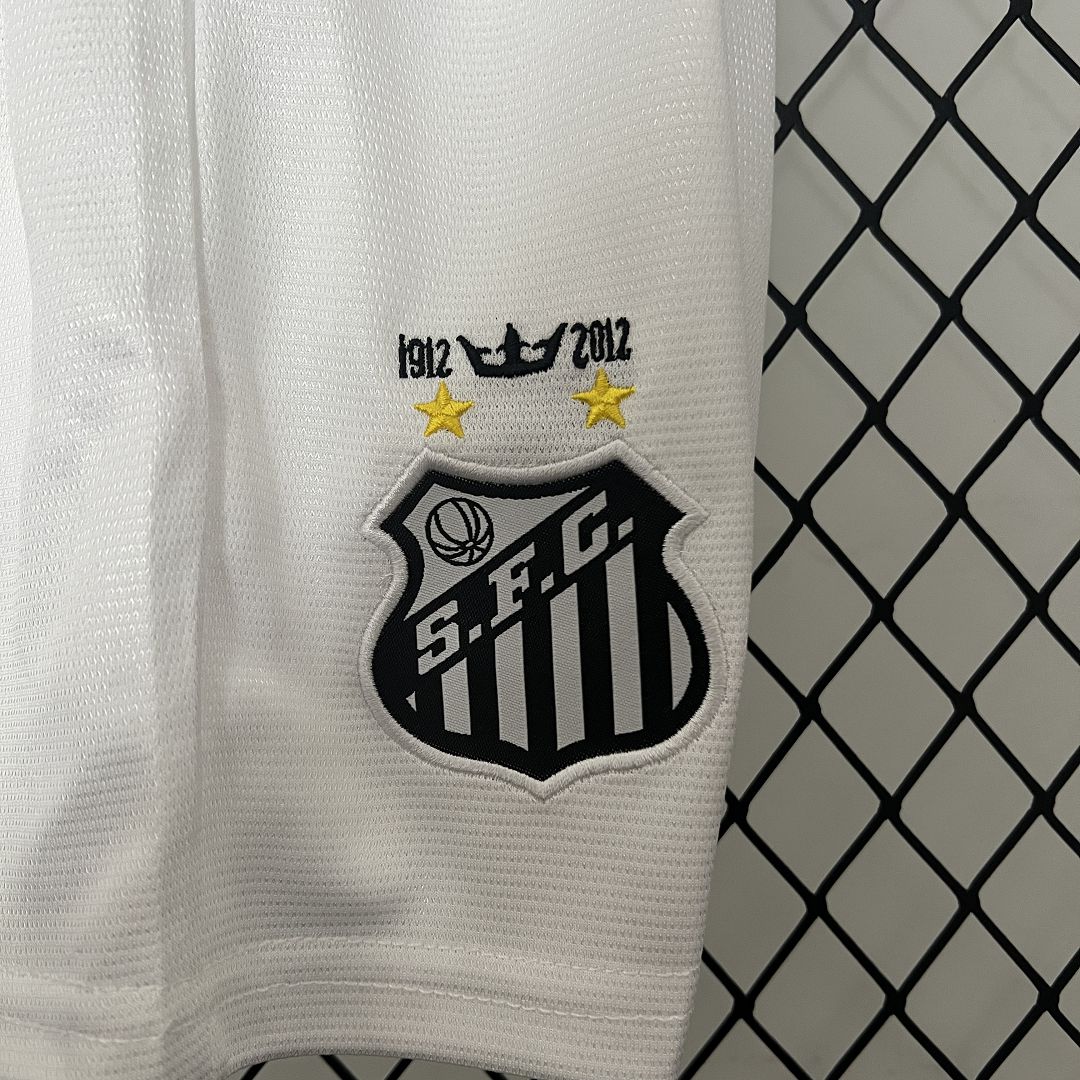 2011/12 Santos FC Home Retro Kids Kit Jersey+Shorts - view 11