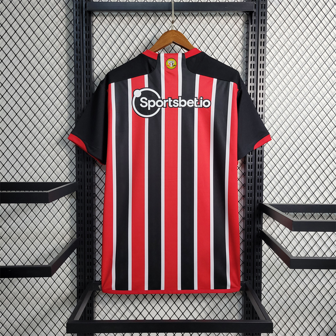 23-24 Sao Paulo FC Away Soccer Jersey - view 3