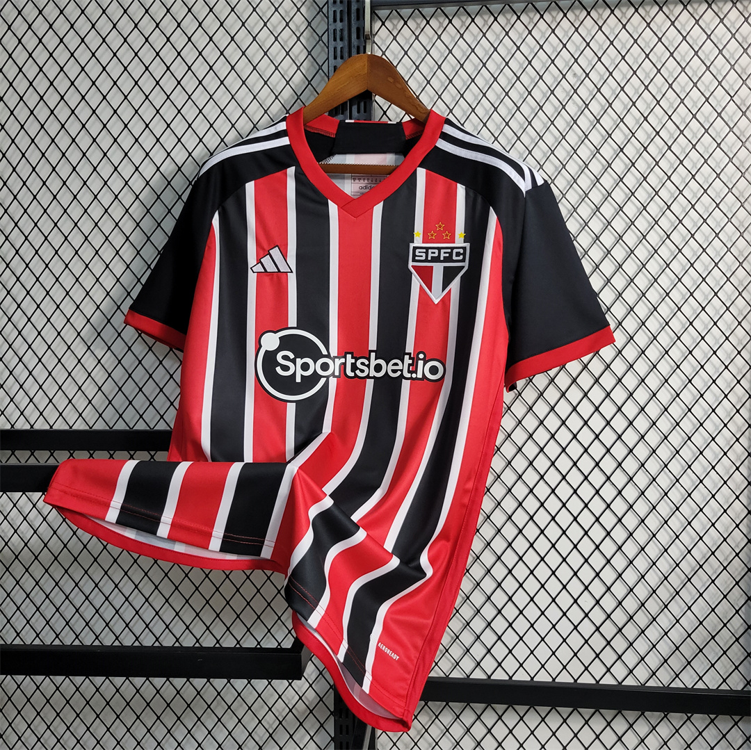 23-24 Sao Paulo FC Away Soccer Jersey - view 13