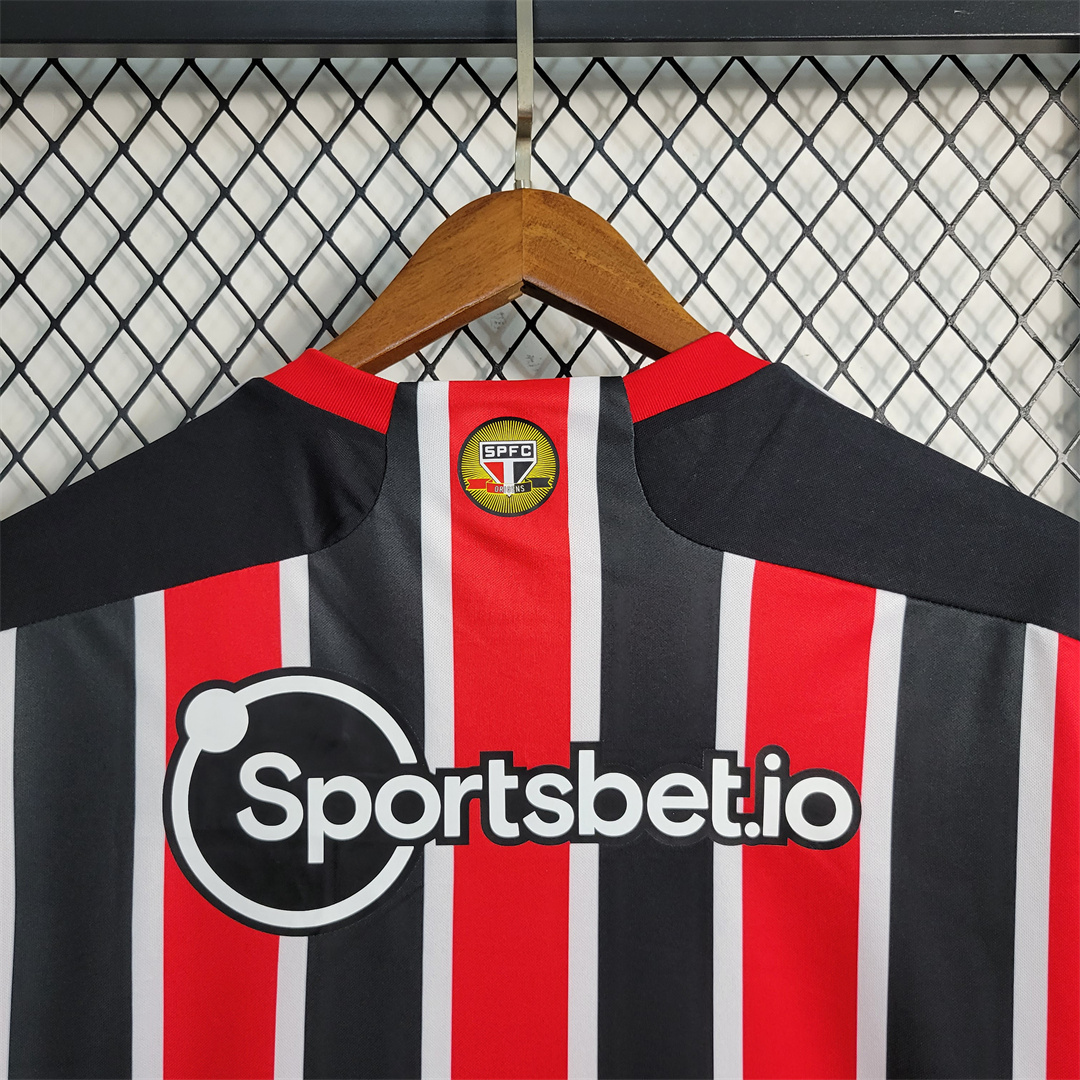23-24 Sao Paulo FC Away Soccer Jersey - view 6
