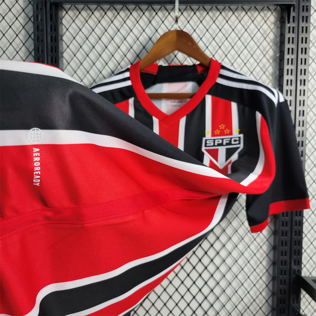 23-24 Sao Paulo FC Away Soccer Jersey - view 8