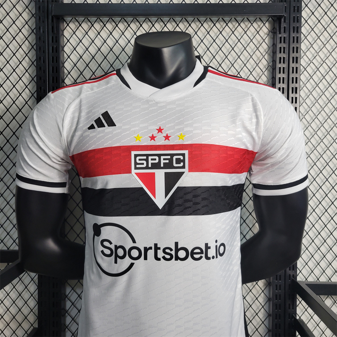 23-24 Sao Paulo FC Home Soccer Jersey Player Edition - view 8