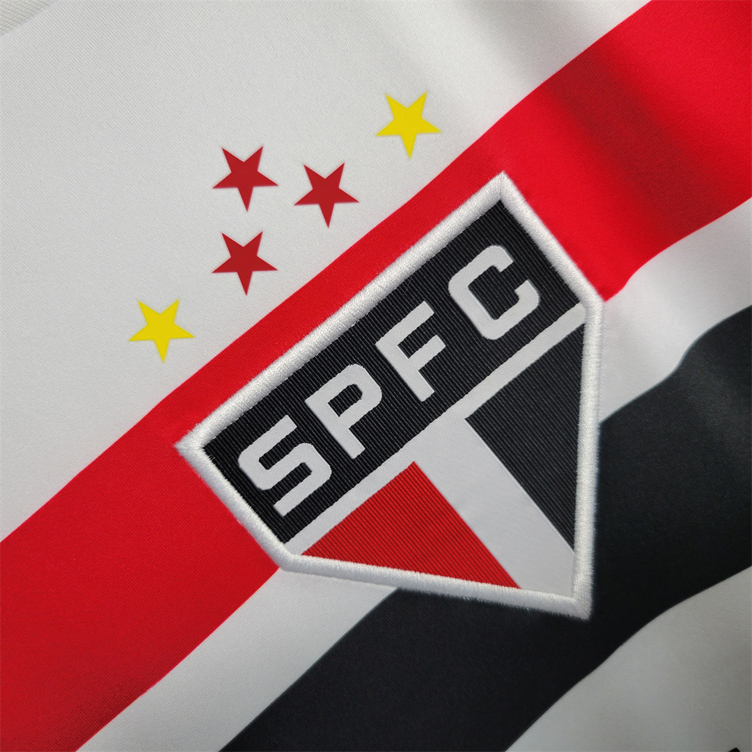 23-24 Sao Paulo FC Home Soccer Jersey - view 9