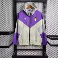 2023 São Paulo Windbreaker Purple Soccer Jersey 1:1 Thai Quality - view 1