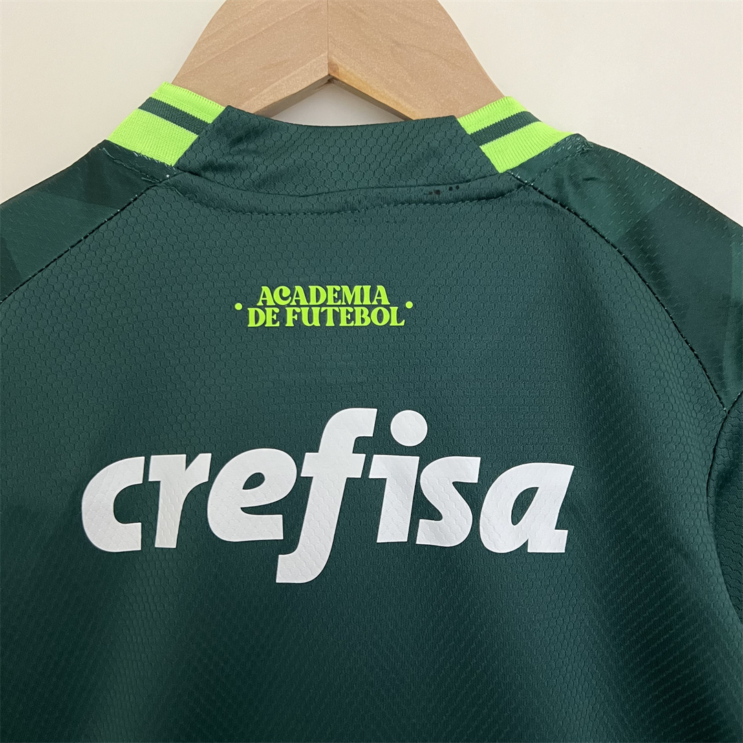 23-24 SE Palmeiras Home Kids Kit Jersey+Shorts - view 5