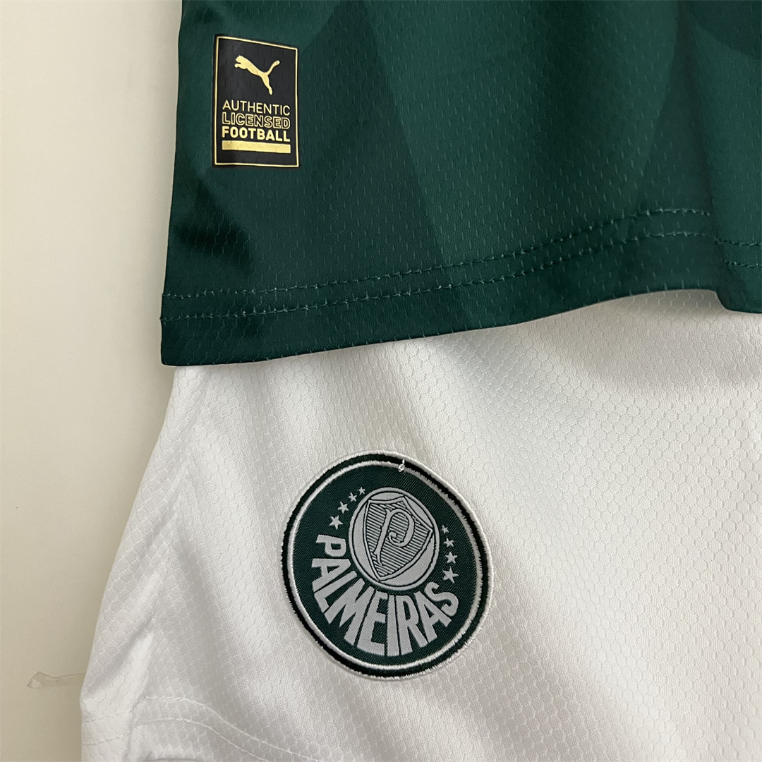 23-24 SE Palmeiras Home Kids Kit Jersey+Shorts - view 7