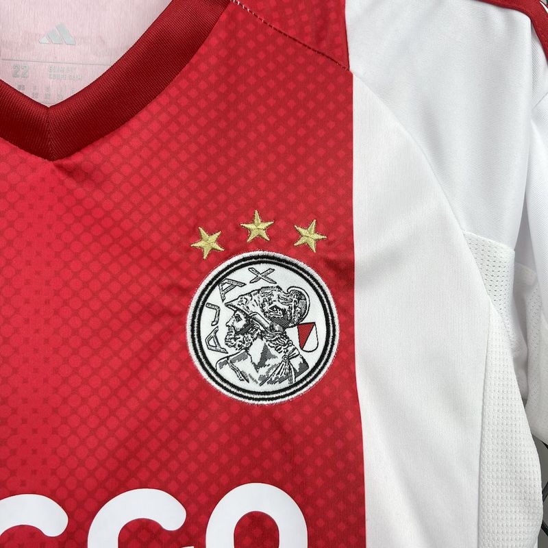 25-26 Ajax Home Soccer Kids Kit Jersey+Shorts - view 9