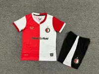 25-26 Feyenoord Home Soccer Kids Kit Jersey+Shorts - view 1