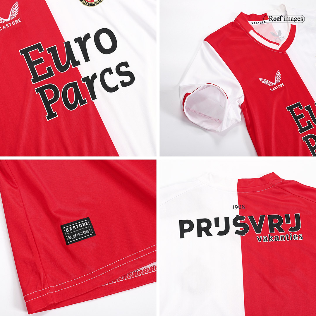 23-24 Feyenoord Home Kids Kit Jersey+Shorts - view 9