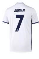 Real Madrid  #7 ADRIAN Nameset Printing - view 1