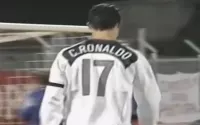 Portugal C. RONALDO #17 Away 2004 Name Print And Number heat transfer - view 3