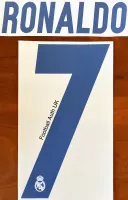 2016-17 Real Madrid LA LIGA & UCL Home Shirt RONALDO#7 Official Player Issue Size Name Number Set - view 1