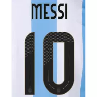 Argentina 2024/25 Home Messi #10 Jersey Name Set - view 1
