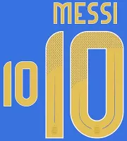 Argentina COPA AMERICA 2024 Away Shirt 2024-25 MESSI 10 Official Player Issue Size Name Number Set - view 1