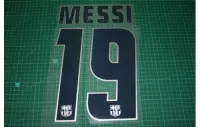 2005-06 Barcelona Away Name Number Set #19 MESSI La Liga - view 1