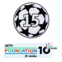 2025-26 UEFA Champions League Real Madrid Starball 15 Winner + Foundation Patch - view 1