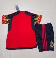 2022 Belgium World Cup Home Kids Kit Jersey+Shorts - view 3
