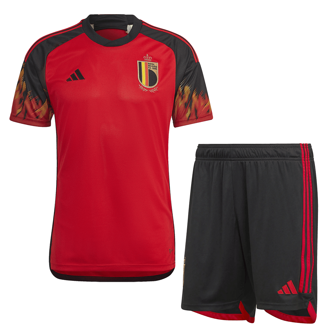 2022 Belgium World Cup Home Kit Jersey+Shorts