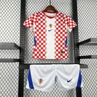 2026 Croatia World Cup Home Football Kids Kit Jersey+Shorts - view 1