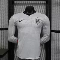 25-26 England Home Soccer Jersey Player Version Long Sleeve - view 1