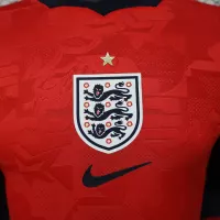 2026 England Away Word Cup Soccer Jersey Player Version Long Sleeve - view 10