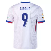 2024 France GIROUD #9 Euro Cup Away Jersey - view 1