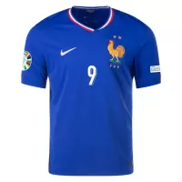 2024 France GIROUD #9 Euro Cup Home Jersey - view 3