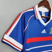 1998 France Zidane #10 World Cup Home Retro Jersey - view 11