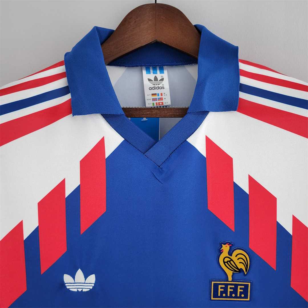 1990 France World Cup Home Retro Jersey - gallery