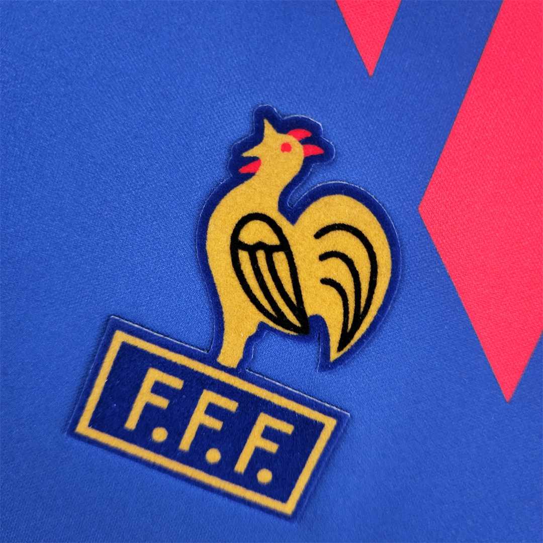 1990 France World Cup Home Retro Jersey - gallery