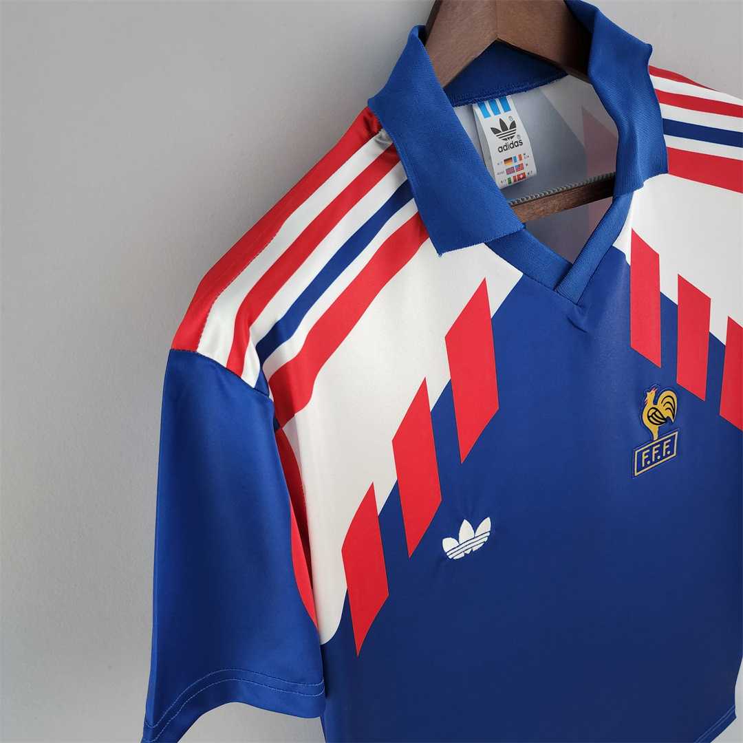 1990 France World Cup Home Retro Jersey - gallery