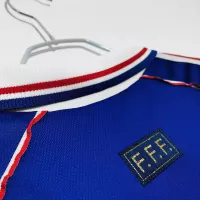 1998 France World Cup Home Retro Jersey Long Sleeve - view 13