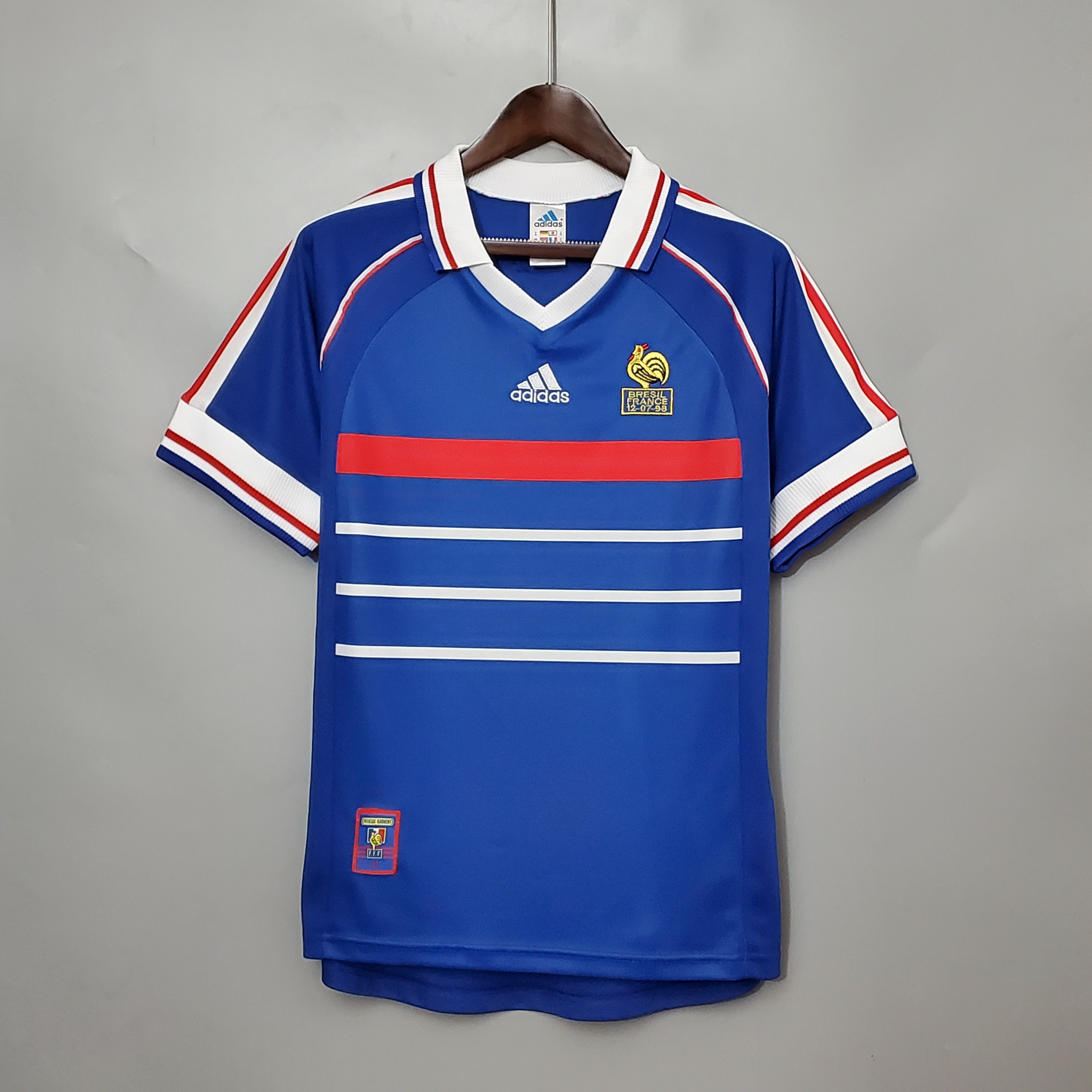 1998 France World Cup Home Retro Jersey