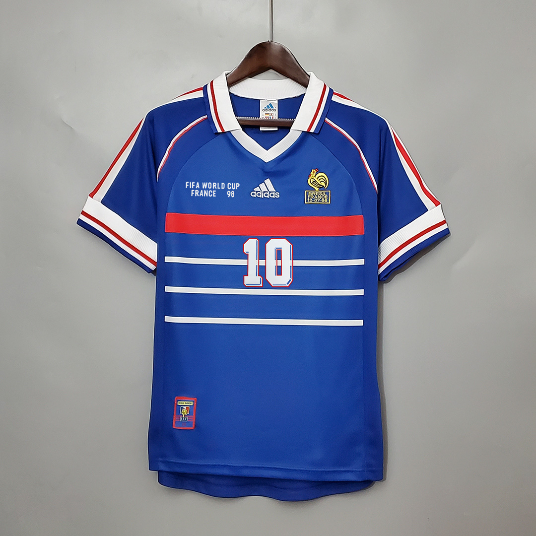1998 France World Cup Home Retro Jersey - gallery