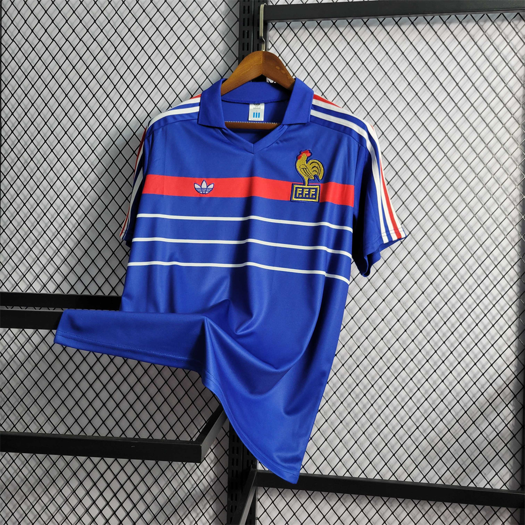 1984 France World Cup Home Retro Jersey - gallery