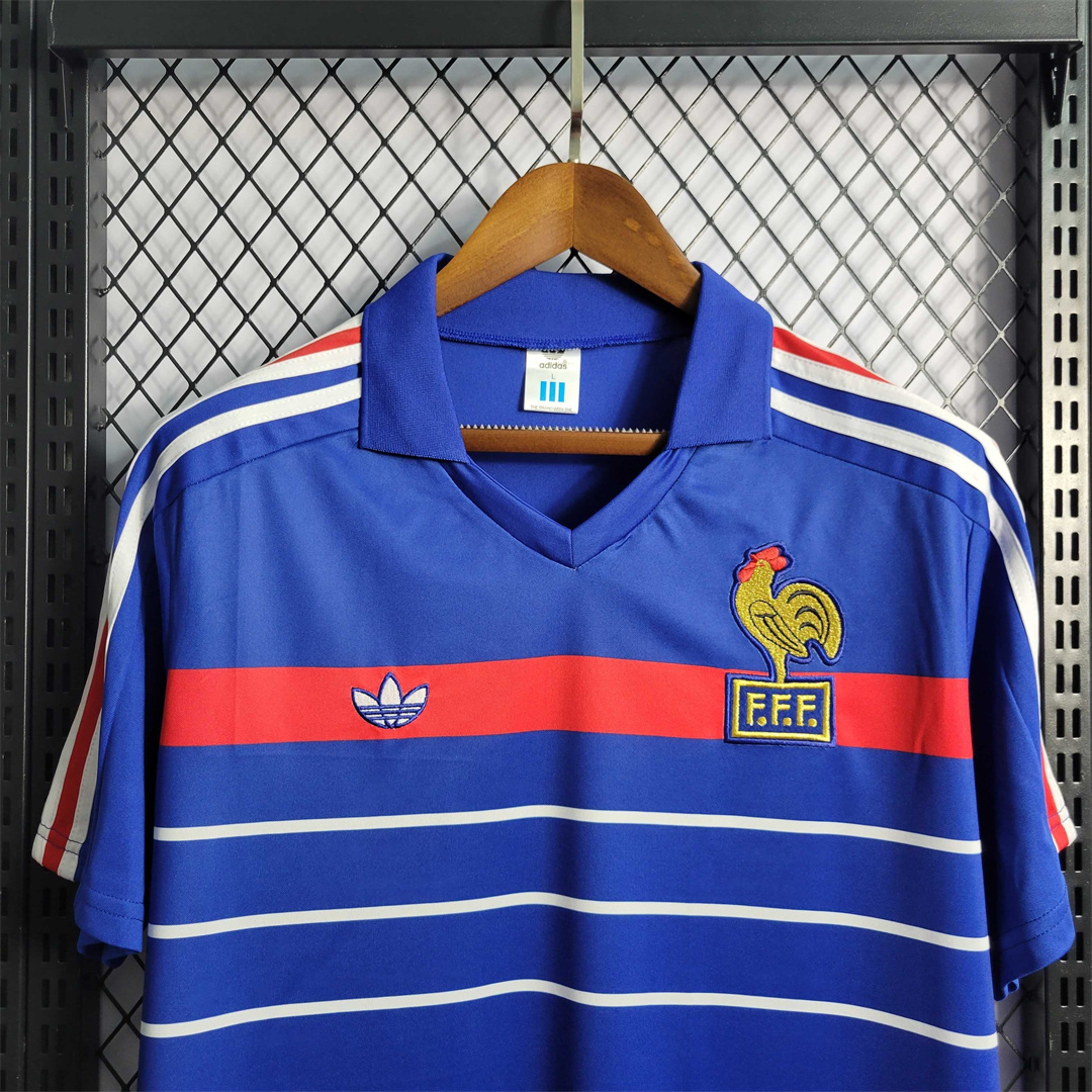 1984 France World Cup Home Retro Jersey - gallery
