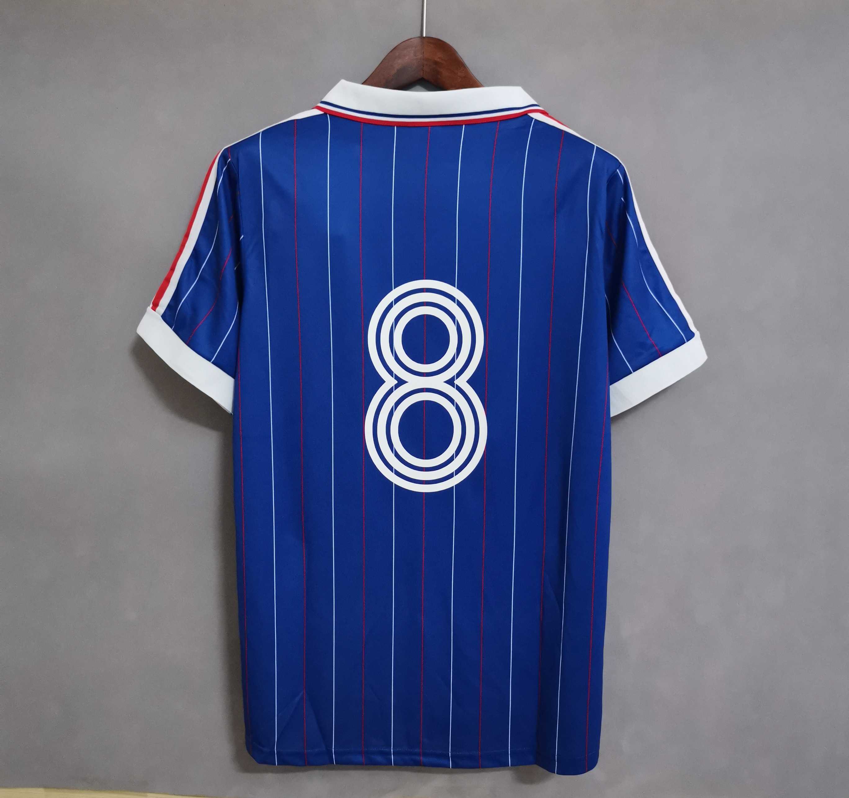 1982 France World Cup Home Retro Jersey - gallery