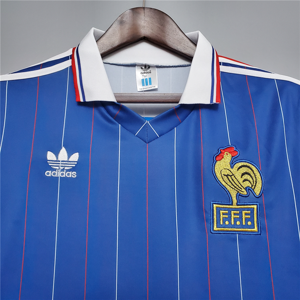 1982 France World Cup Home Retro Jersey - gallery