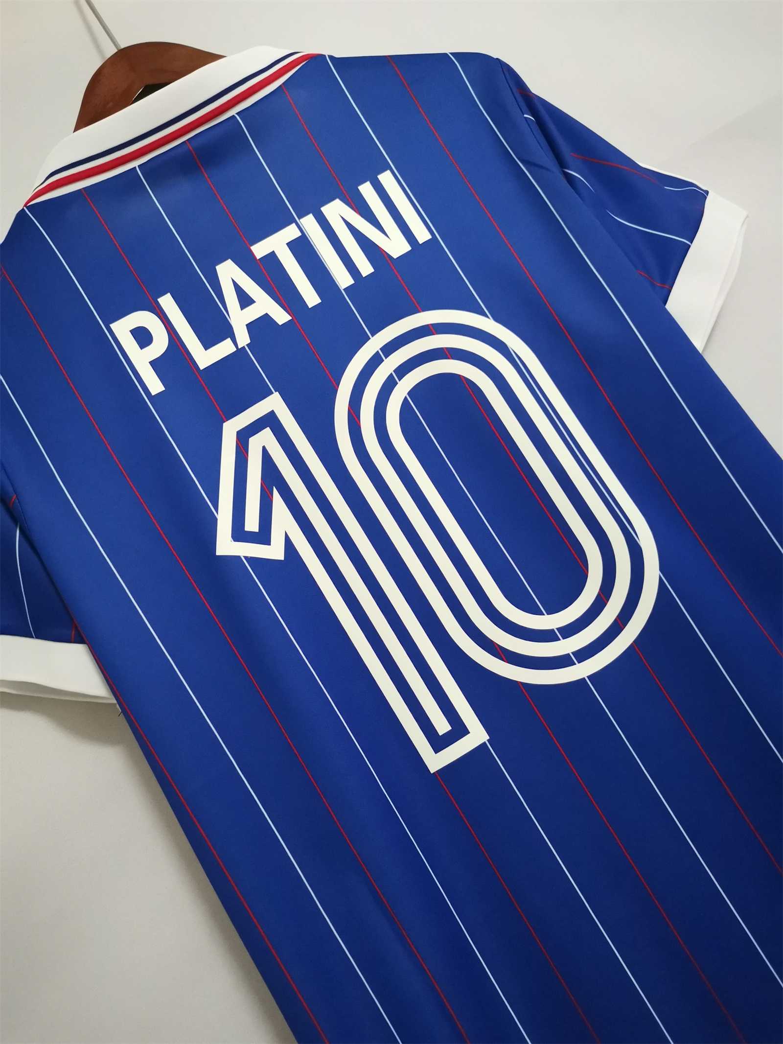 1982 France World Cup Home Retro Jersey - gallery