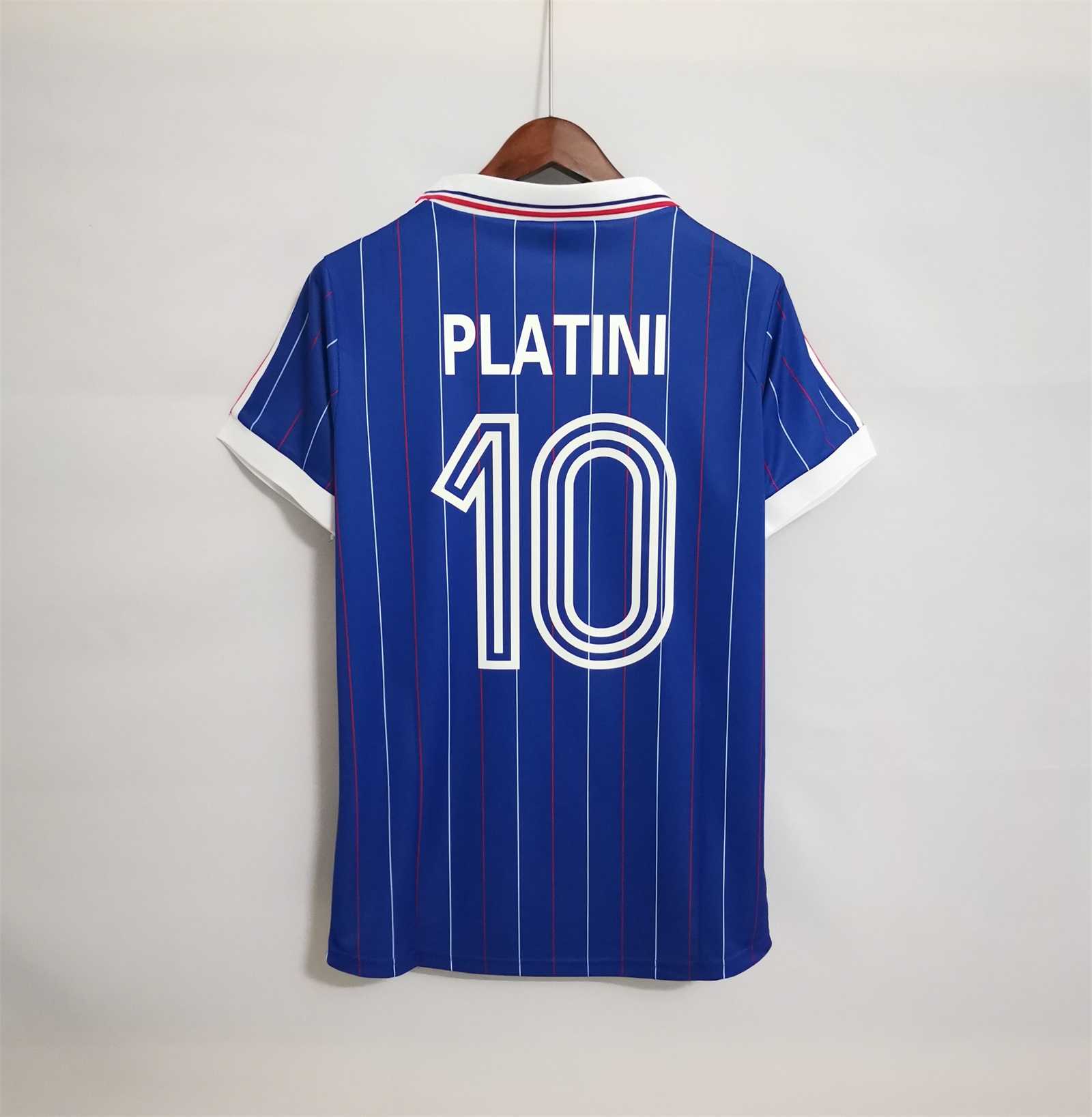 1982 France World Cup Home Retro Jersey - gallery