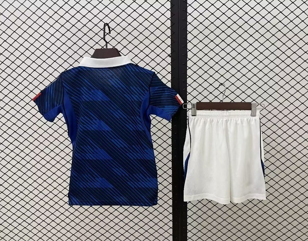 2026 France Home World Cup Soccer Kids Kit Jersey+Shorts - gallery
