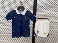 2026 France Home World Cup Soccer Kids Kit Jersey+Shorts - view 6