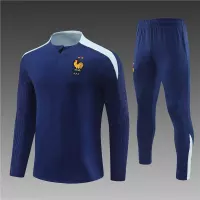 25-26 France Training Tracksuit Kit(Jacket+Pants) Blue - view 1