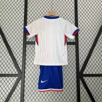2024 France Euro Cup Away Kids Kit  Jersey+Shorts - view 3