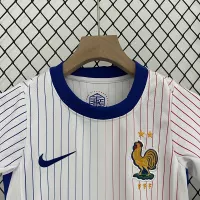 2024 France Euro Cup Away Kids Kit  Jersey+Shorts - view 4